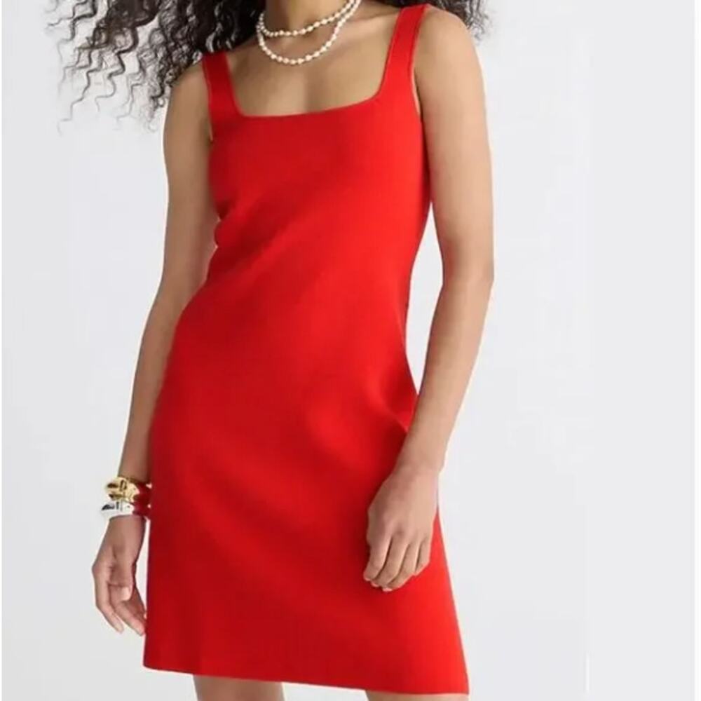 J. Crew Factory Red Mini Dress